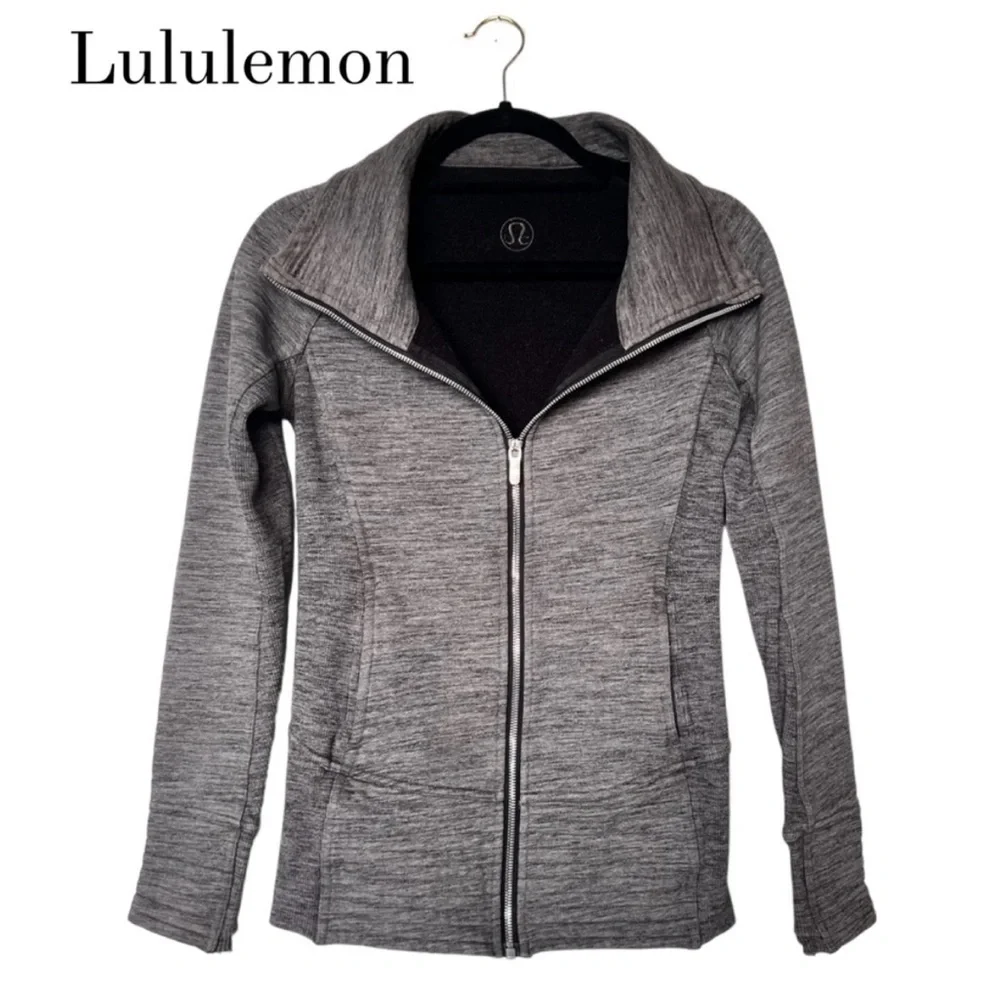 Lululemon Radiant Jacket in Dark Gray Size 4